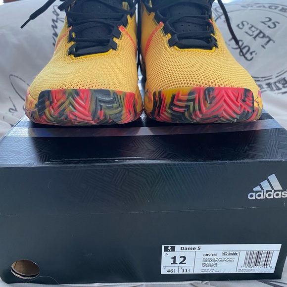 Adidas Dame 5 ‘Dame Goose’ Basketball Shoes Size 12M - Picture 9 of 11